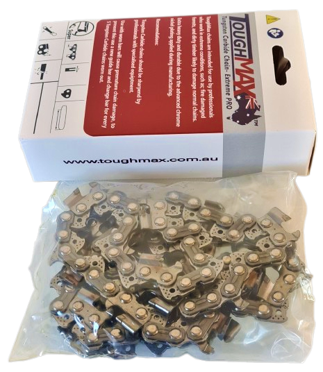 1x Tungsten Carbide Chain for small saws, 14 inch .043 3/8 52DL (26 cutters) ToughMax - Fits many saws running 14 inch bar.