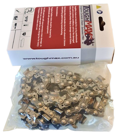 1x Tungsten Carbide Chain for small saws, 14 inch .043 3/8 52DL (26 cutters) ToughMax - Fits many saws running 14 inch bar.