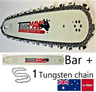 TUNGSTEN CARBIDE 20" CHAINSAW CHAIN 3/8 .063 Stihl 72DL + 20 inch Bar - ToughMax